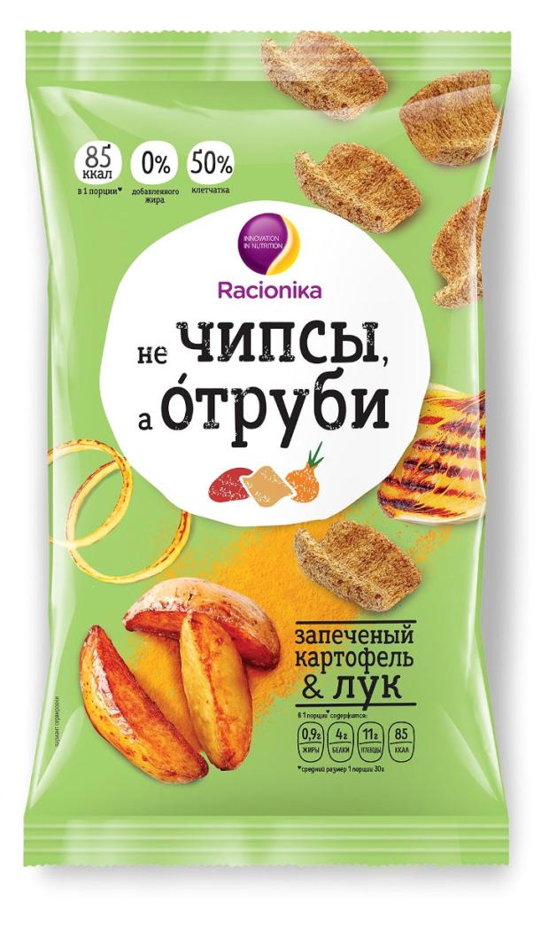 

Отруби Racionika запеченый картофель и лук, 90 г