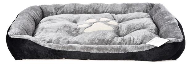 

Лежанка для собак серо-коричневая с лапкой р 3XL, 70х52х15 см