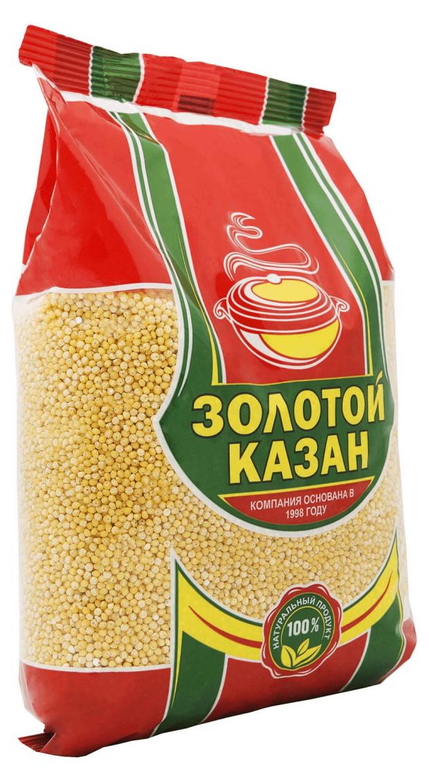 Пшено Золотой Казан шлифованное, 900 г