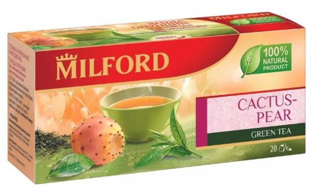 

Чай зеленый Milford Ягода опунции, 20x1,75 г