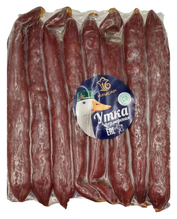 Колбаски сырокопченые Каусар утиные халяль, ~ 250 г