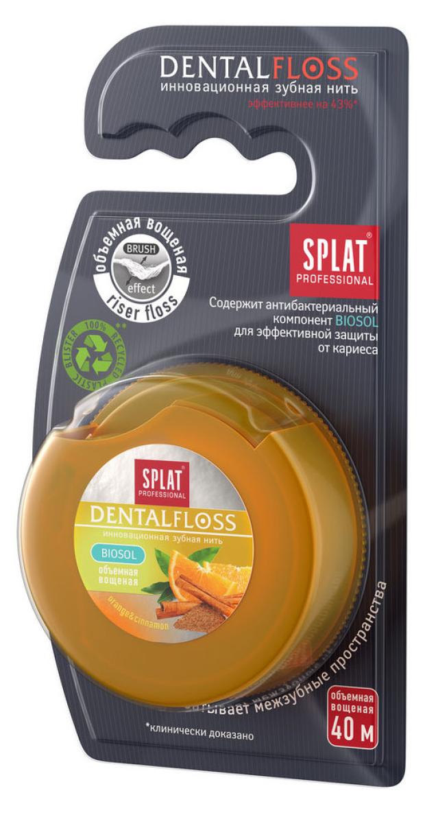 

Зубная нить Splat Апельсин-корица, 40 м