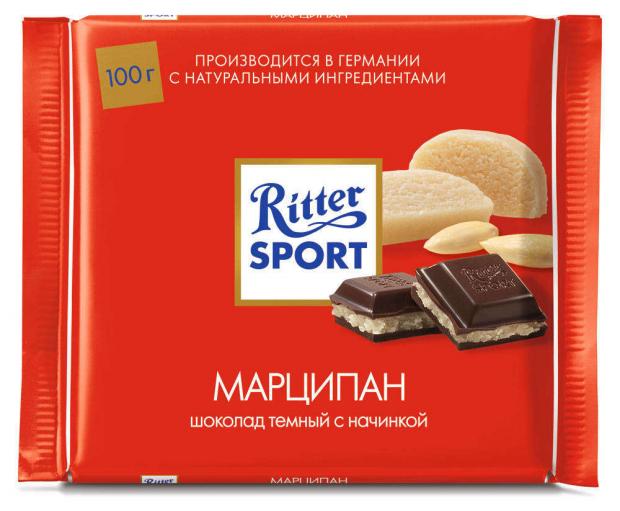 

Шоколад Ritter Sport Марциппан темный, 100 г