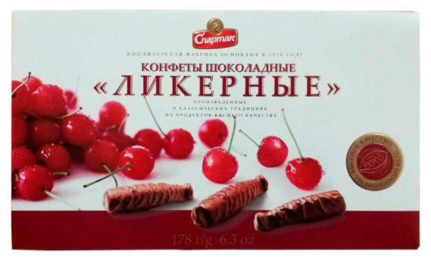 

Конфеты Спартак Ликерные, 178 г