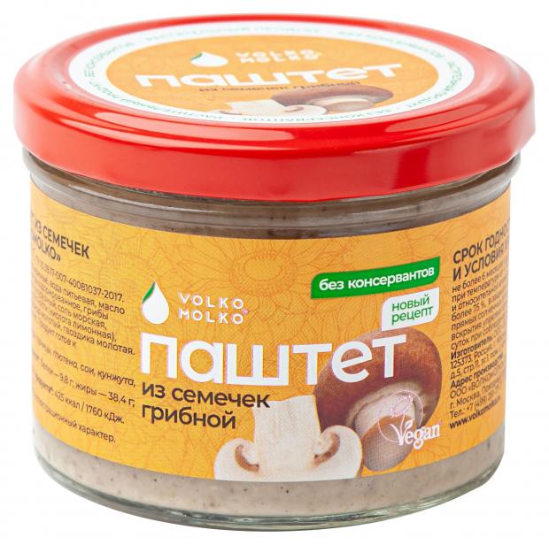 

Паштет Volko Molko из семечек грибной, 200 г