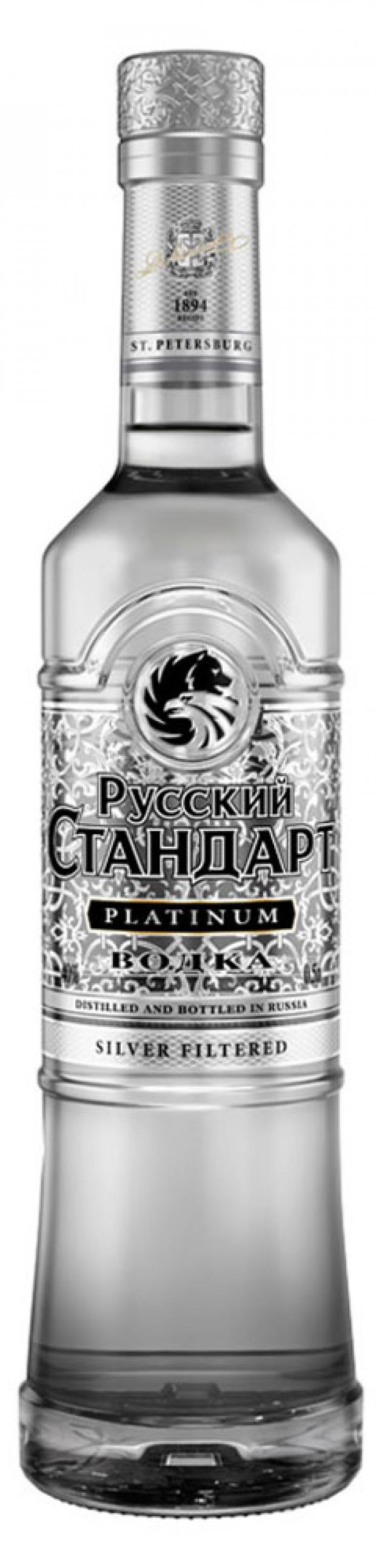 Водка Русский Стандарт Platinum Россия, 0,5 л