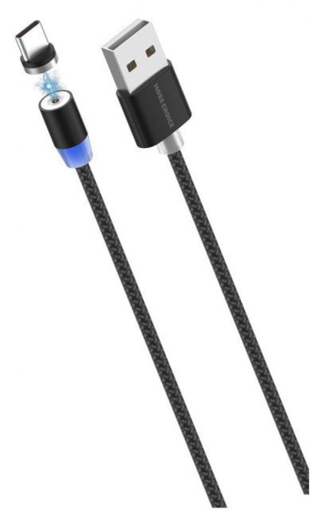 

Дата-кабель More Choice K61Sa магнитный USB 3.0A на TYPE-C черный, 1 м