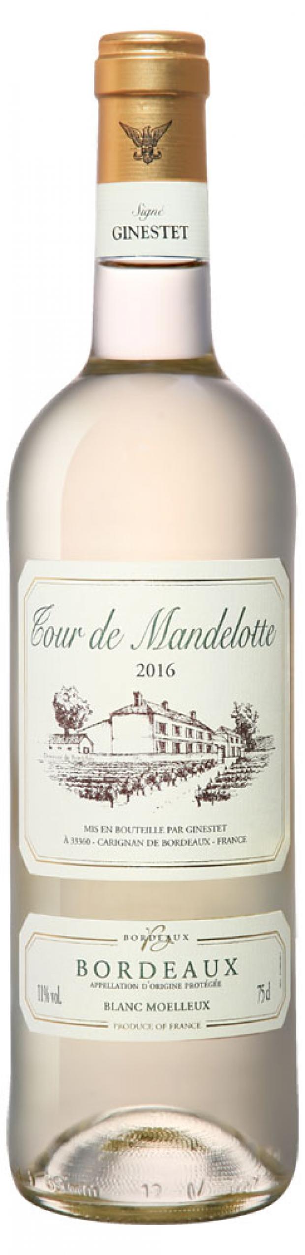 Вино Tour de Mandelotte BORDEAUX белое полусладкое Франция, 0,75 л tour de mandelotte bordeaux aoc ginestet