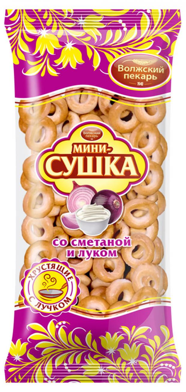 Мини-сушка Волжский пекарь лук сметана, 180 г