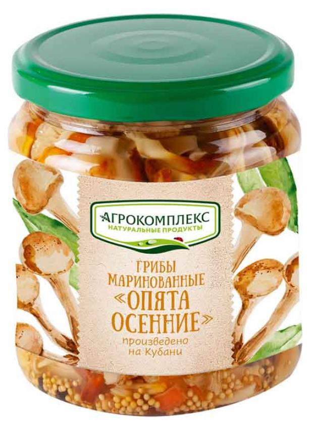 Опята Агрокомплекс Осенние маринованные, 440 мл