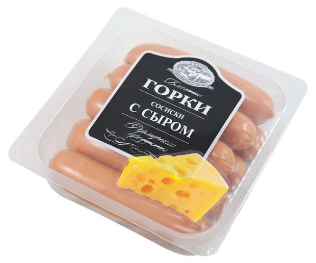 

Сосиски «Ближние Горки» с сыром, 450 г
