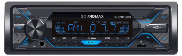 Автомагнитола Soundmax SM-CCR3185FB usb автомагнитола soundmax sm ccr3187fb