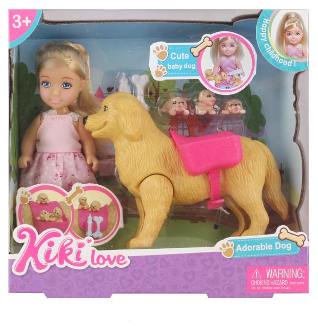 Игрушка Кукла с собакой