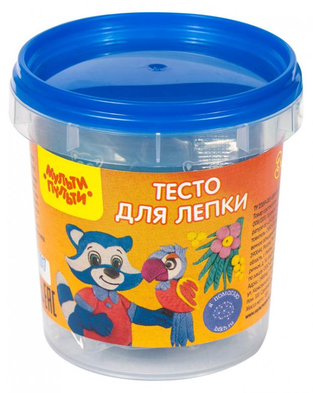 

Тесто для лепки Мульти-пульти Приключения Енота синее, 120 г