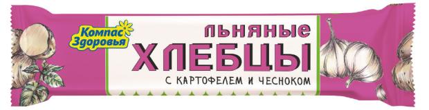 

Хлебцы льняные Компас Здоровья с картофелем и чесноком, 10 г