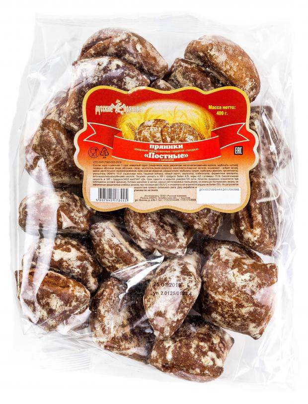 Пряники Русские пряники постные с начинкой, 400 г