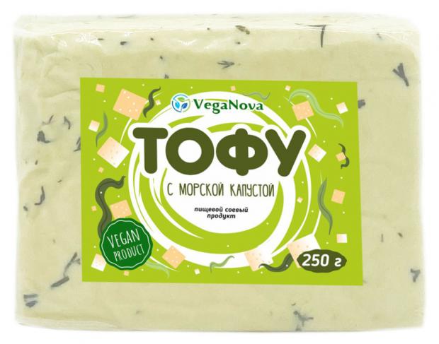 

Сыр растительный VegaNova Тофу с морской капустой ЗМЖ, 250 г