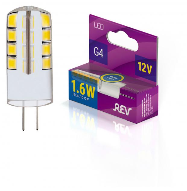 

Лампа светодиодная Rev LED G4 2Вт 12V 2700К