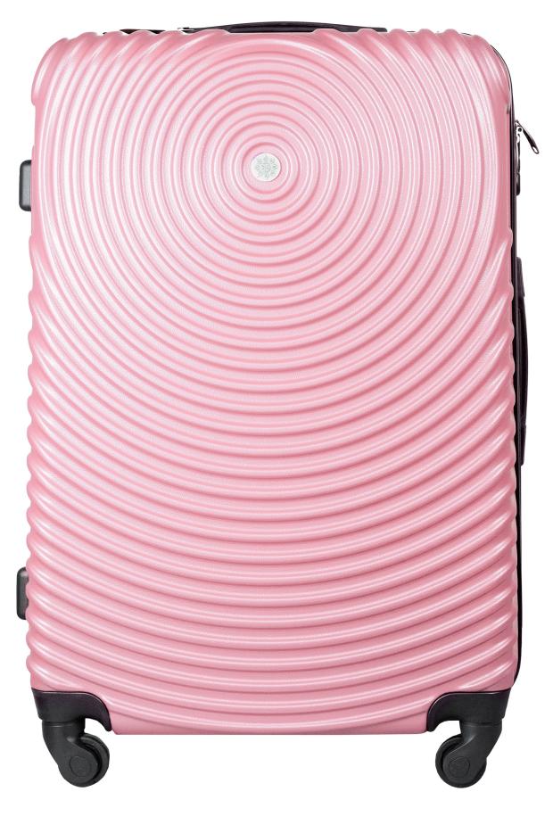 Чемодан жеский Proffi Travel Tour Space розовый 4 колеса, размер L