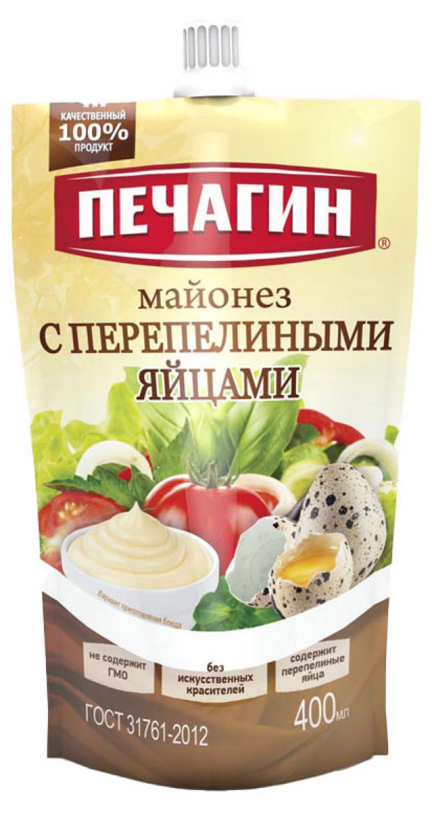Майонез Печагин с перепелиными яйцами 50%, 400 мл