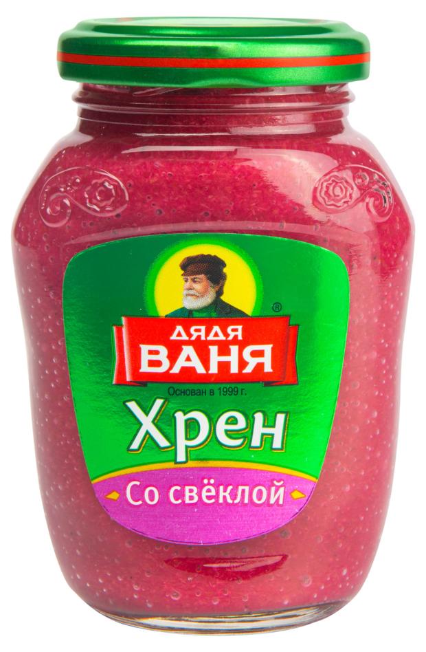 Хрен русский Дядя Ваня со свеклой 140 г 142₽