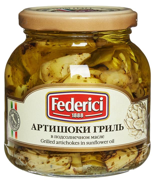 Артишоки Federici гриль в подсолнечном масле 280 г 489₽
