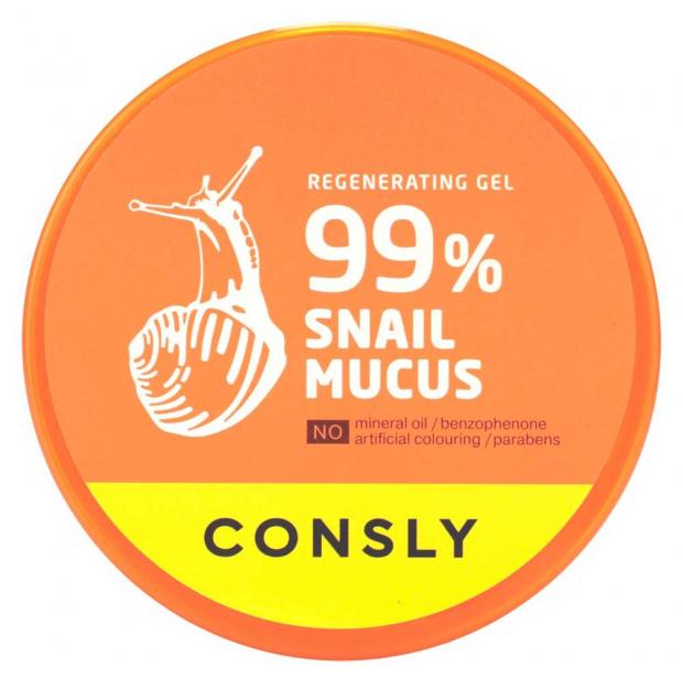 Гель для тела Consly Snail Mucus с муцином улитки, 300 мл consly гель для тела snail mucus regenerating gel восстанавливающий с муцином улитки 300 мл