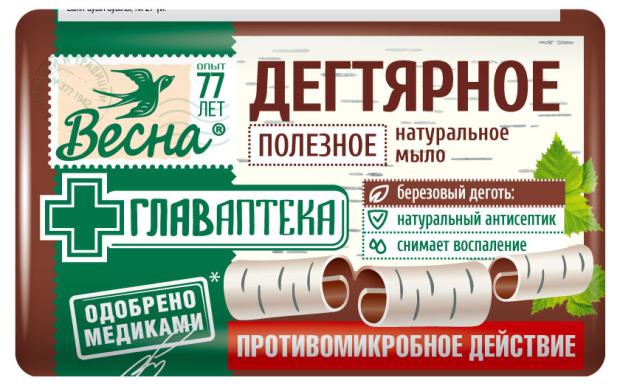 

Мыло Весна Дегтярное, 90 г