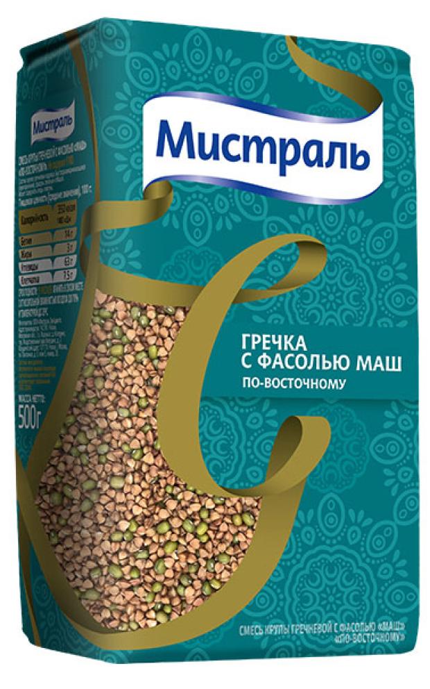 

Гречка Мистраль с фасолью Маш, 500 г