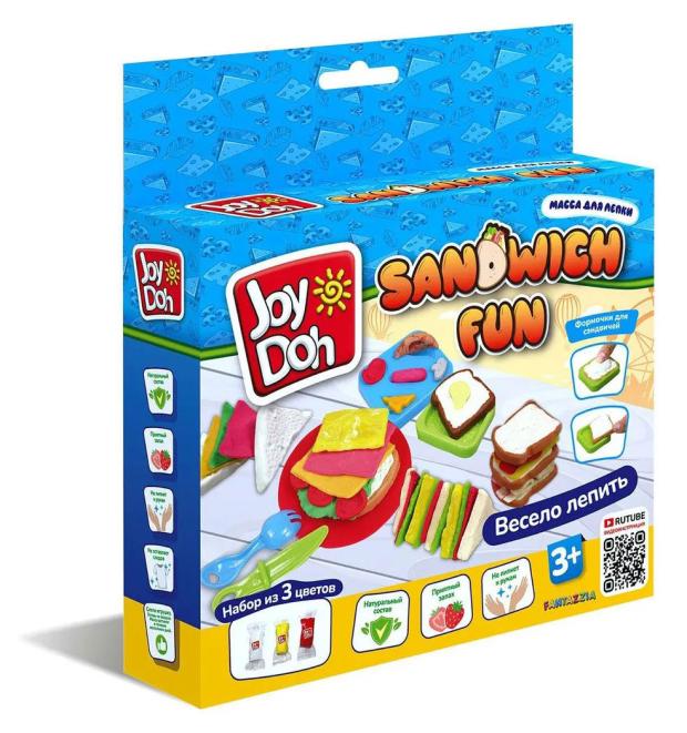

Набор для лепки Joy Doh Sand-60 Веселый завтрак