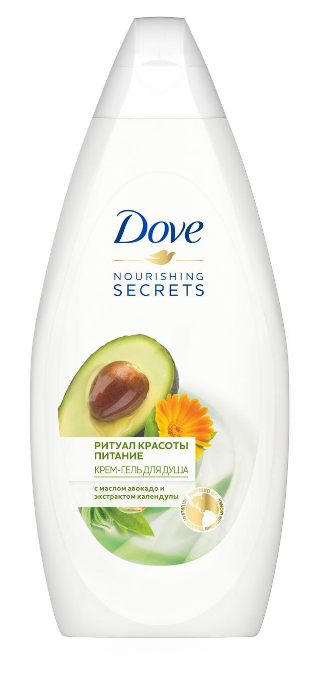 

Крем-гель для душа Dove «Ритуал красоты» Питание, Авокадо и календула, 250 мл