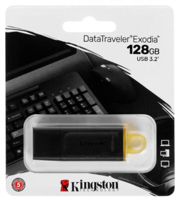 

Флешка Kingston DataTraveler Exodia 128GB