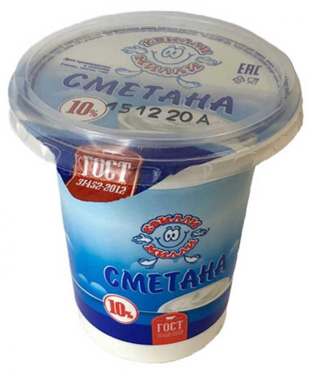 Сметана Квилли Милли 10% БЗМЖ, 300 г