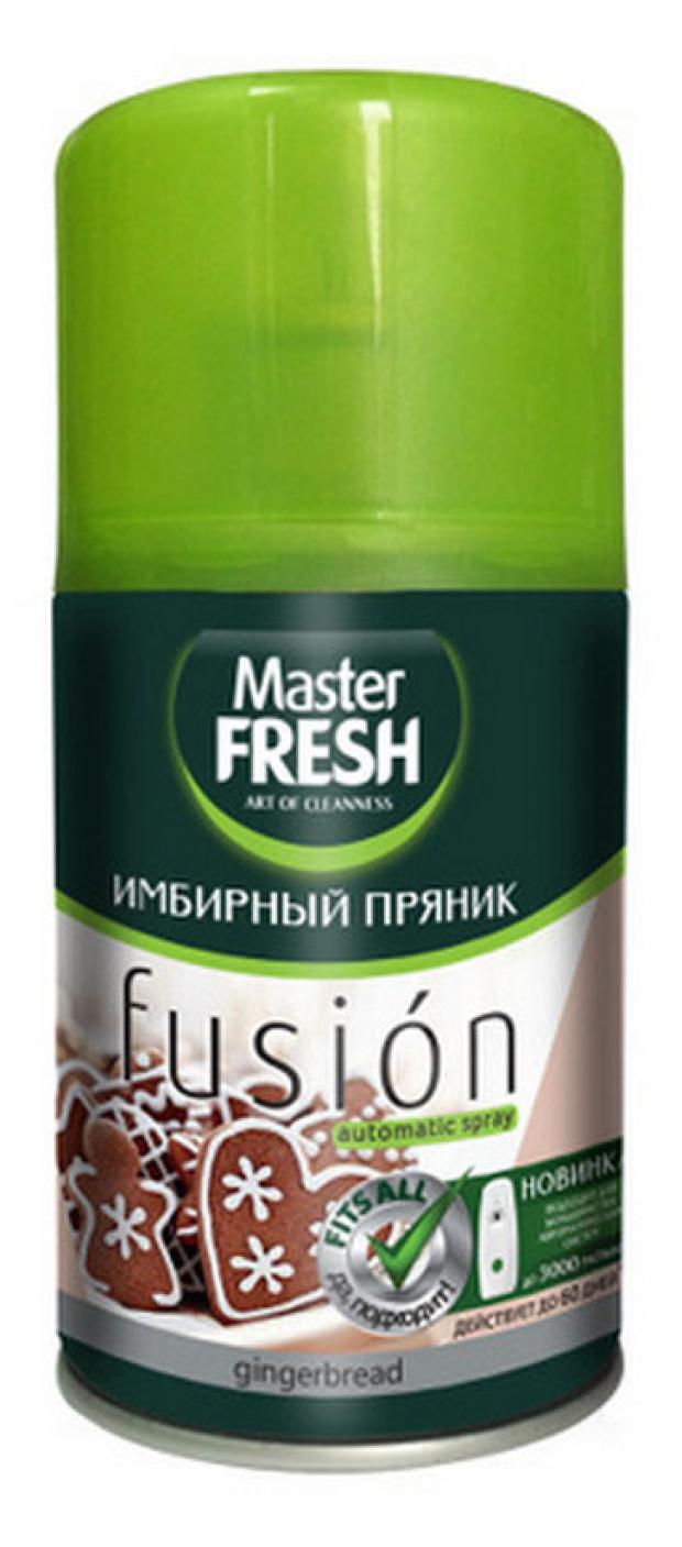 Освежитель воздуха Master Fresh Fusion сменный блок Имбирный пряник, 250 мл освежитель воздуха master fresh fusion сменный блок имбирный пряник 250 мл