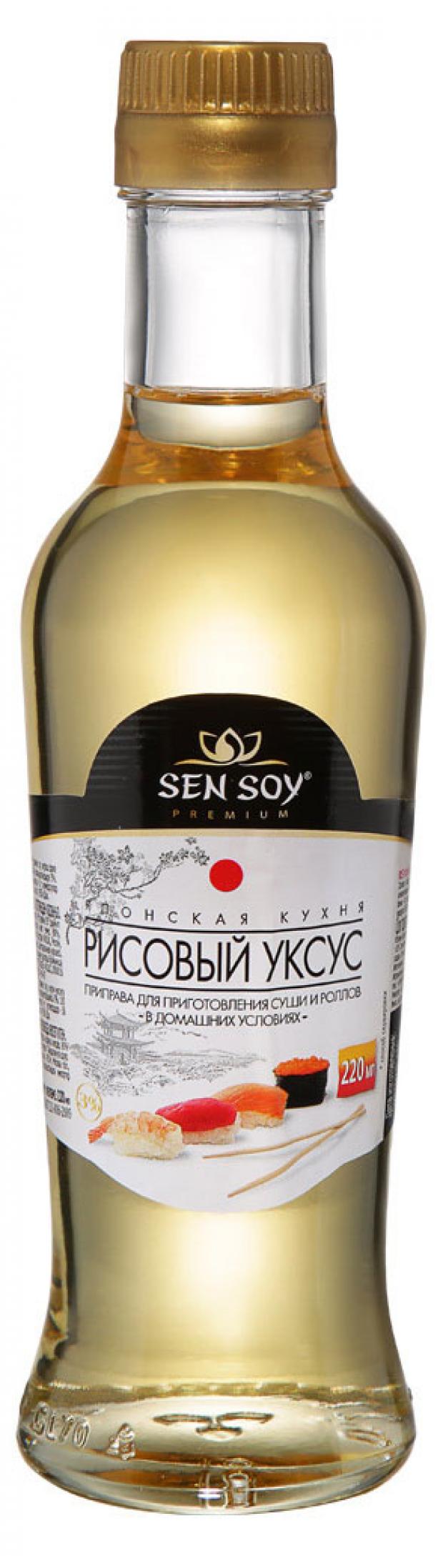 

Уксус Sen Soy Рисовый для суши, 220 мл