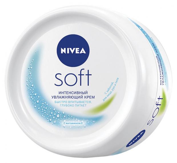 Крем для лица, рук и тела Nivea Soft интенсивный увлажняющий, 100 мл