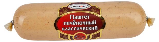 Паштет печеночный Рузком Классический, 250 г паштет знаток 200 г печеночный гусь ст б