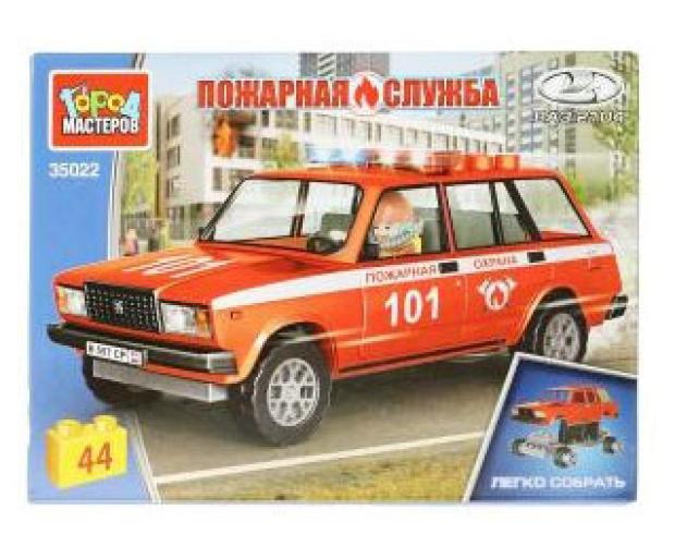 

Конструктор Город мастеров lada-2104 пожарная, 44 детали
