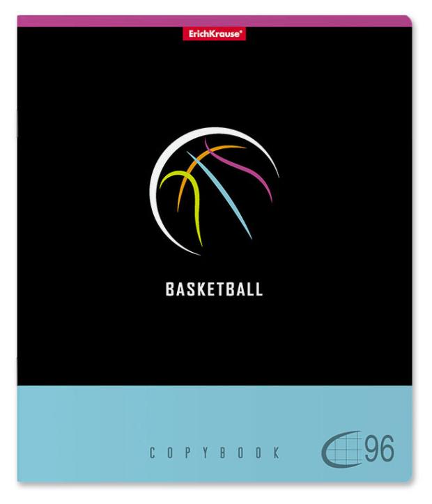 

Тетрадь общая ErichKrause Sport Signs в клетку А5+, 96 л
