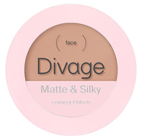 Румяна Divage Matte & Silky compact blush тон 1