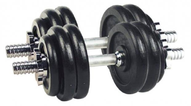 

Гантели Hawk разборные, 2х7,5 кг