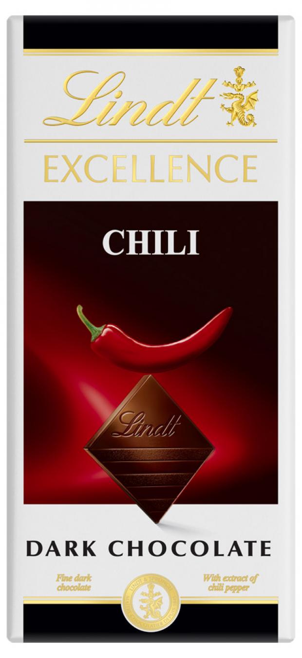 

Шоколад Lindt Excellence темный с экстрактом перца чили, 100 г