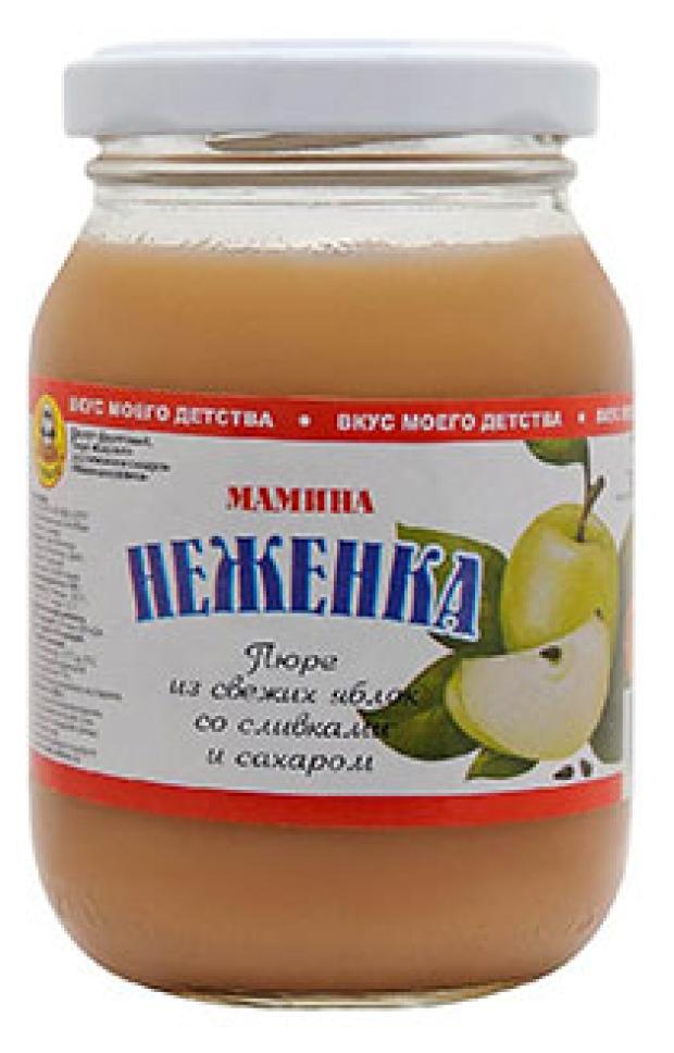 Пюре Принцесса Вкуса Неженка яблоко-сливки с сахаром, 260 г