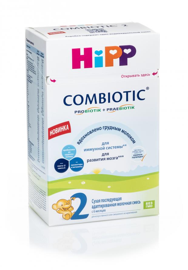 

Смесь сухая молочная HiPP 2 Combiotic с 6 мес. БЗМЖ, 600 г
