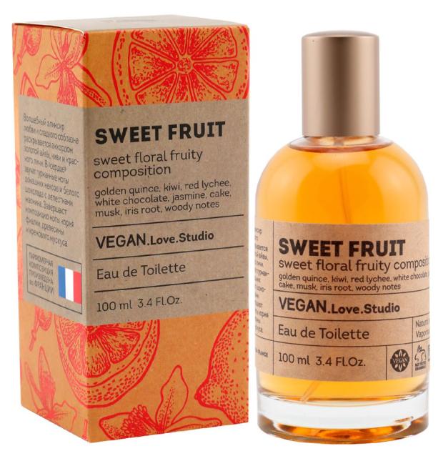 Туалетная вода женская Delta Parfum Vegan Love Studio Sweet Fruit, 100 мл туалетная вода женская vegan love studio sweet fruit 100 мл