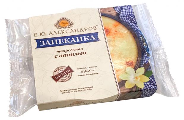 

Запеканка творожная «Б.Ю. Александров» Ваниль 16%, 100 г
