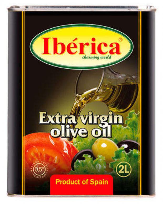 Масло оливковое Iberica Extra Virgin нерафинированное первый отжим, 2 л