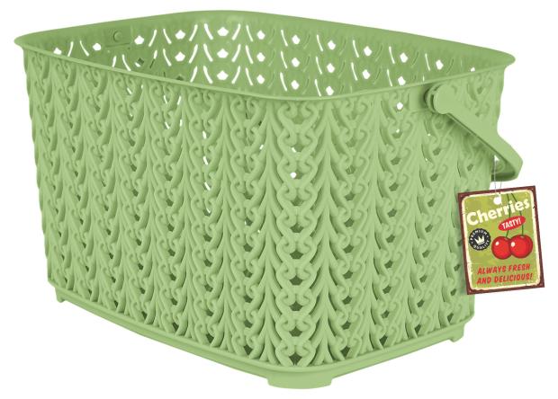 

Корзина для хранения Plast Team Melange с ручкой 3л, 233х175х126 мм