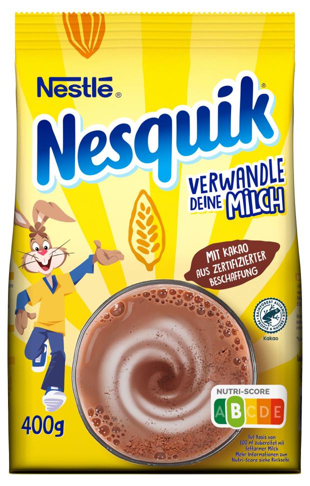 Какао-напиток Nesquik растворимый, 400 г nesquik какао напиток быстрорастворимый 250 г