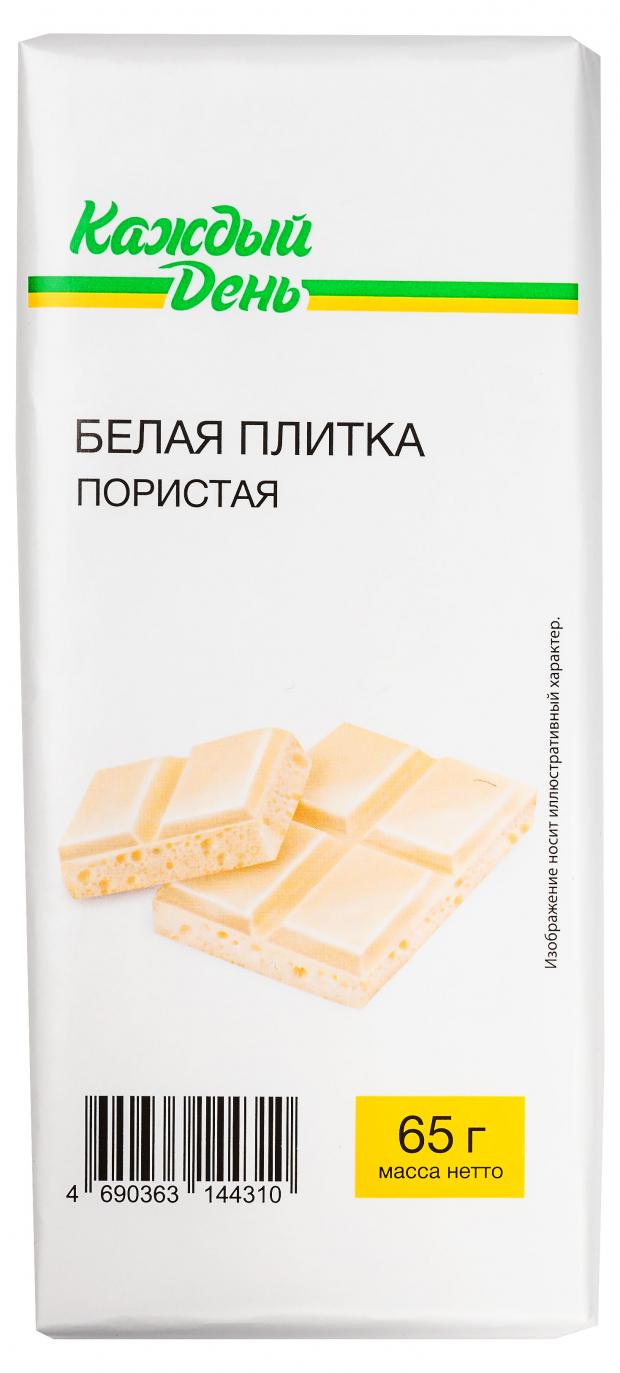 

Шоколад Каждый день белый пористый, 65 г